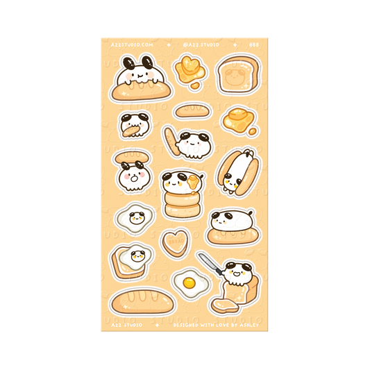 Legume x Bread Sticker Sheet