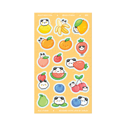 Fruity Legume Sticker Sheet
