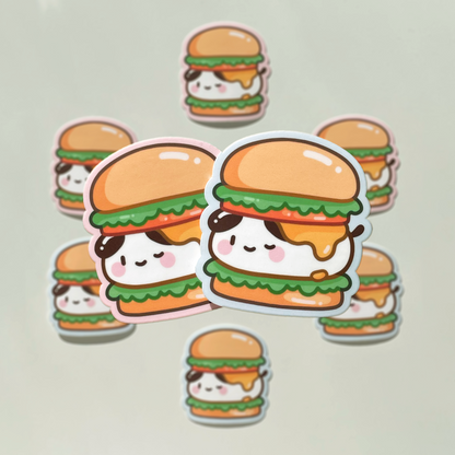 Burger Legume Vinyl Sticker