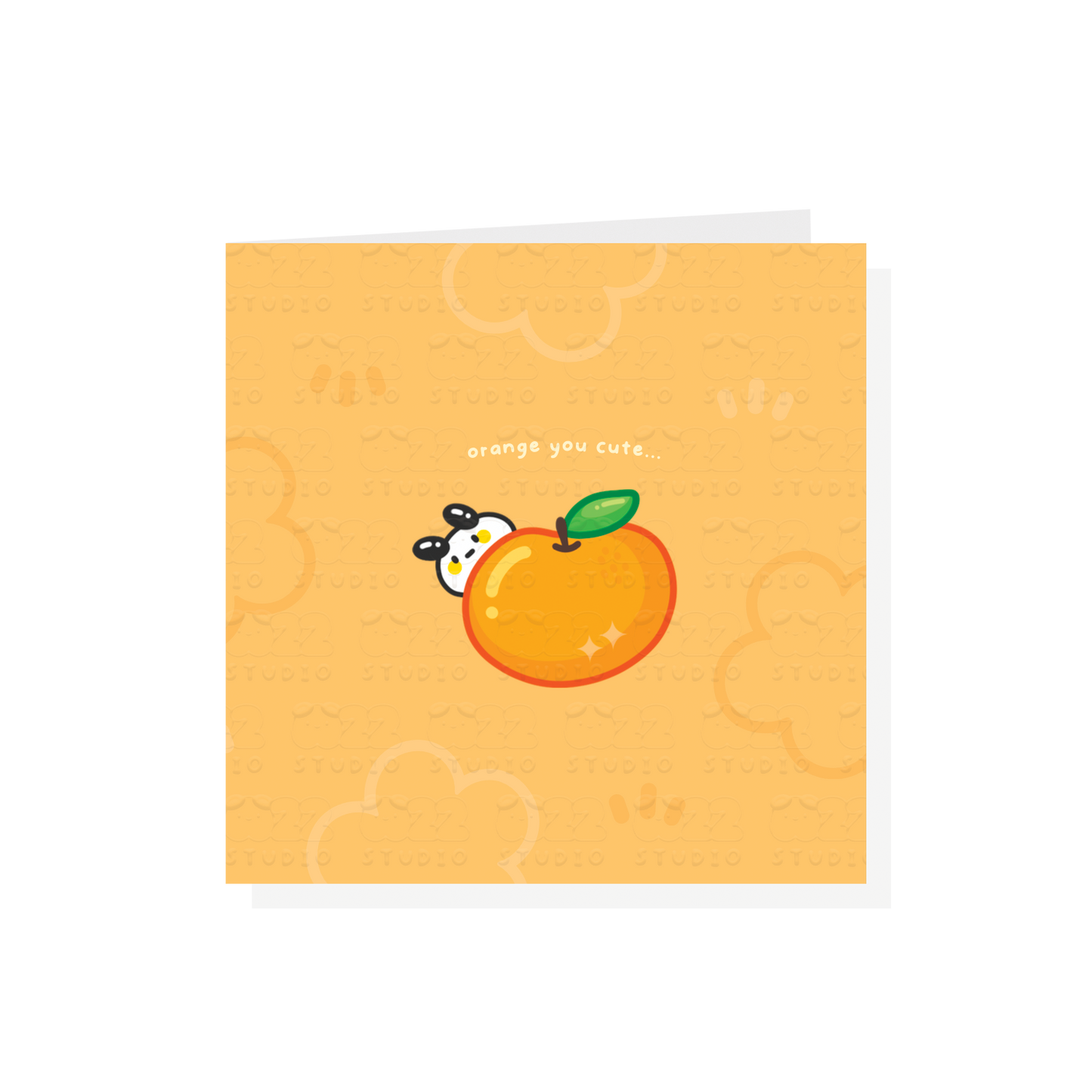Orange You Cute Card